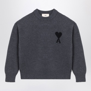 Ami Paris Dark grey Ami De Coeur sweater