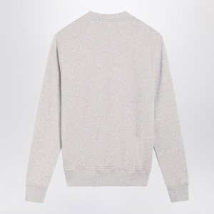 Ami Paris Grey Ami De Coeur sweatshirt - Img 2