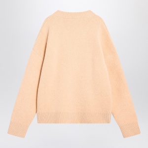 Ami Paris Light beige wool cardigan Ami De Coeur - Img 2