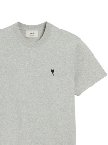 Ami Paris T-shirts and Polos Light Grey - Img 2