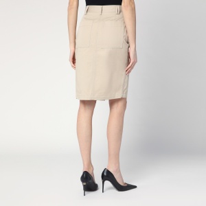 ANINE BING Beige buttoned pencil skirt - Img 2