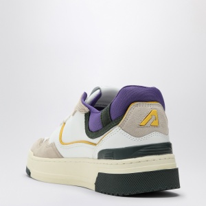 AUTRY Low CLC white/purple/dark green sneaker - Img 2