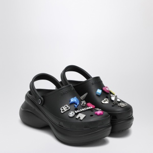 Balenciaga Black Crocs Jibbitz