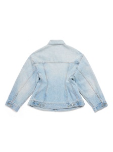 Balenciaga Hourglass silhouette denim jacket - Img 2
