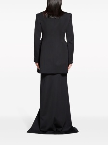 Balenciaga Hourglass Virgin Wool Double-breasted Blazer - Img 4