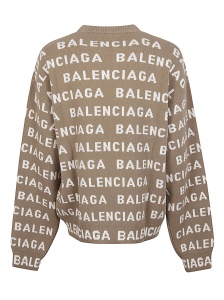 Balenciaga Intarsia Logo Sweater - Img 2