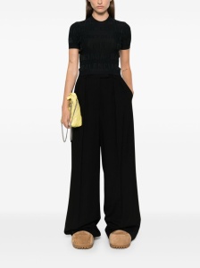 Balenciaga jacquard logo crop top - Img 3