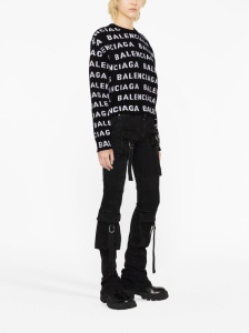 Balenciaga Logo wool sweater - Img 3