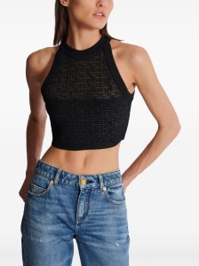 Balmain PB Labyrinth knit top - Img 2
