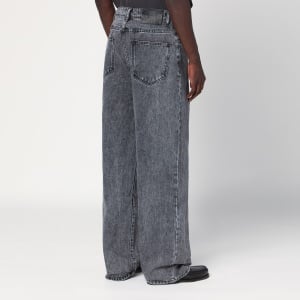 Basketcase Gallery Wide-leg black washed jeans - Img 2