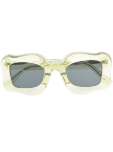Bonsai oversized curved-frame sunglasses