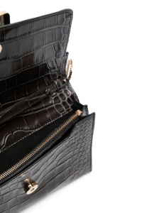 Boyy Buckle travel case croco embossed leather clutch bag - Img 2