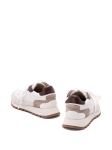 Brunello Cucinelli Calfskin and suede runners - Img 2