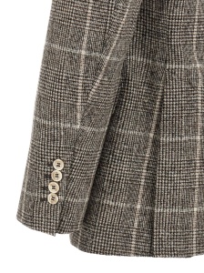 Brunello Cucinelli Cavallo Prince of Wales check blazer - Img 2