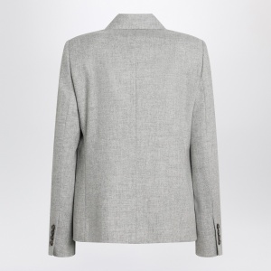 Brunello Cucinelli Grey double-breasted wool jacket - Img 2