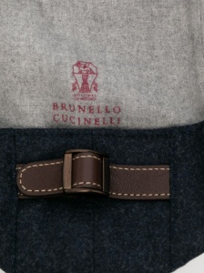 Brunello Cucinelli Logo-embroidered flat cap - Img 2