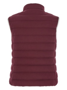 Brunello Cucinelli Quilted logo-plaque gilet - Img 2