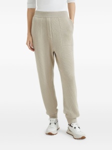 Brunello Cucinelli Ribbed-knitted joggers - Img 3