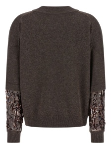Brunello Cucinelli Sequin-embellished cashmere sweater - Img 4