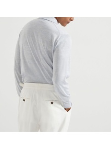 Brunello Cucinelli T-shirts and Polos Clear Blue - Img 4
