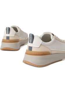 Brunello Cucinelli Washed suede and semi-polished calfskin runners - Img 2