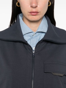 Brunello Cucinelli Zip-fastening patch-pocket top - Img 2