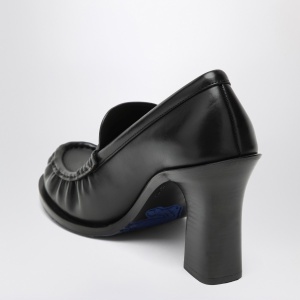 Burberry Cadet black leather loafers with heel - Img 2