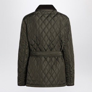Burberry Dark green quilted nylon jacket - Img 2