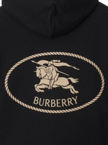 Burberry Knight Stamp Cotton Hoodie - Img 2