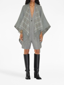 Burberry Vintage Check Reversible Wool Cape - Img 3