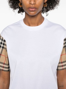 Burberry Vintage Check-sleeve T-shirt - Img 2
