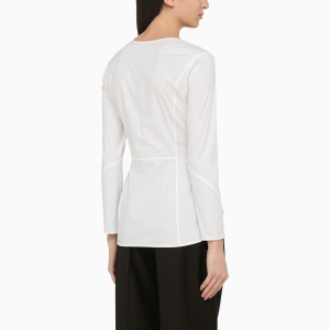By Malene Birger White organic cotton Leyia blouse - Img 2