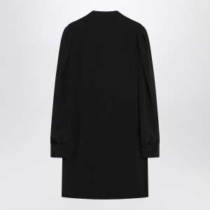 Chloé Black ruffled dress in silk blend - Img 2