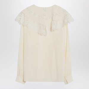 Chloé Ivory crêpe shirt - Img 2