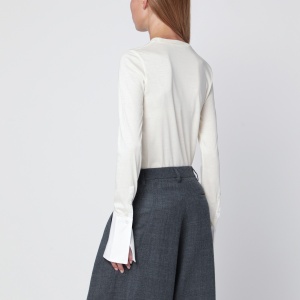 DARKPARK Ivory Nora jumper with shirt cuffs - Img 2