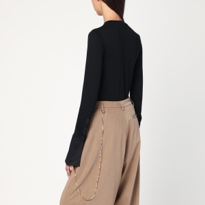 DARKPARK Nora black top with shirt cuffs - Img 2