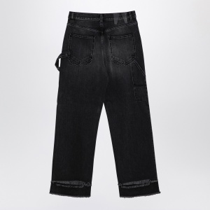 DARKPARK Wide black washed denim jeans - Img 2
