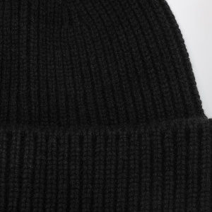 Destin Black wool and cashmere beanie - Img 2