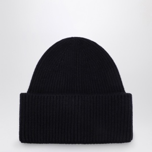 Destin Blue navy cashmere blend beanie