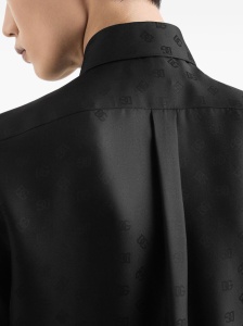 Dolce & Gabbana DG logo martini jacquard shirt - Img 4