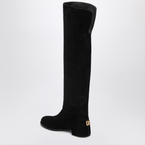 Dolce & Gabbana Dolce&Gabbana High suede boot black - Img 2
