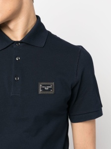 Dolce & Gabbana Logo cotton polo shirt - Img 3