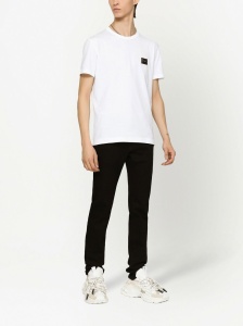 Dolce & Gabbana logo-tag Cotton T-shirt - Img 4