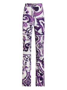Dolce & Gabbana Maiolica print trousers
