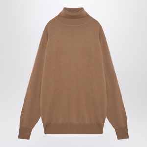 Dries Van Noten Beige cashmere turtleneck jumper