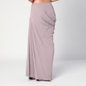 Dries Van Noten Pink long draped skirt - Img 2
