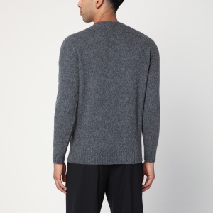 Drumohr Grey lambswool sweater - Img 2
