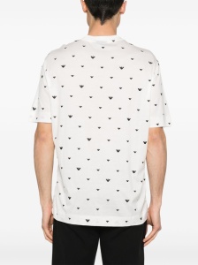 Emporio Armani Allover Logo T -Shirt - Img 4