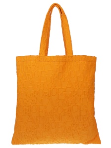 Emporio Armani Beachwear shopper in bold 3D ASV logo fabric - Img 2