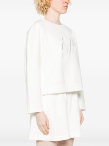 Emporio Armani Double jersey sweatshirt with EA logo embroidery - Img 2